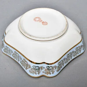 Набор для подачи и сервировки - 3 предмета, "Незабудки" Фарфор Haviland Франция, первая половина ХХ века.