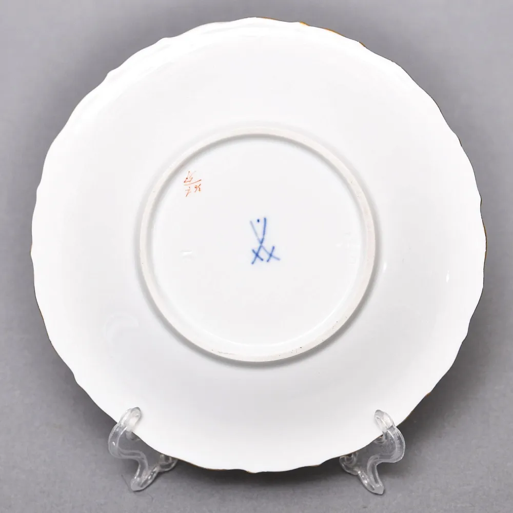 Чайный набор «Мейсенский букет» на 6 персон, Фарфор MEISSEN Германия, 1924 - 1934 годы. 