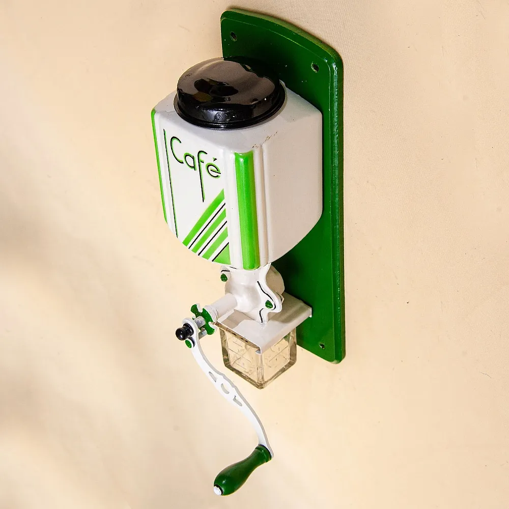 Старинная Настенная Ручная Механическая Кофемолка «PeDe» в стиле АРТ-Деко, Голландия.