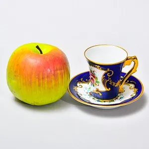 Коллекционная Фарфоровая Кофейная Пара, Le TALLEC, Франция - 1952 год.