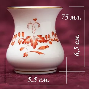 Чайный Сервиз «Индийский цветок» на 6-ть персон Фарфор MEISSEN / МЕЙСЕН Германия.