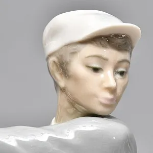 Редкая! Большая Коллекционная Фарфоровая статуэтка «Гольфист» Lladro, Испания.
