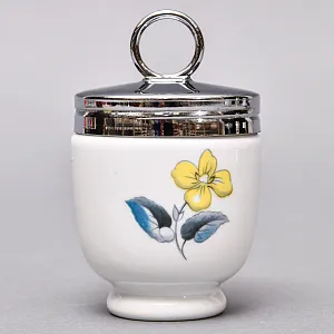 Фарфоровый Кодлер на 1 яйцо «Яблоневый цвет» для приготовления яиц,  ROYAL WORCHESTER, Англия.