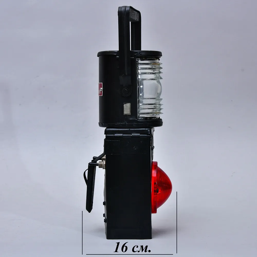 Винтажный Железнодорожный Сигнальный Вагонный Фонарь, СССР.