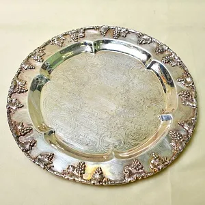 Антикварный Поднос для сервировки и подачи готовых блюд, Мелталл Silverplate. SHEFFIELD Англия.