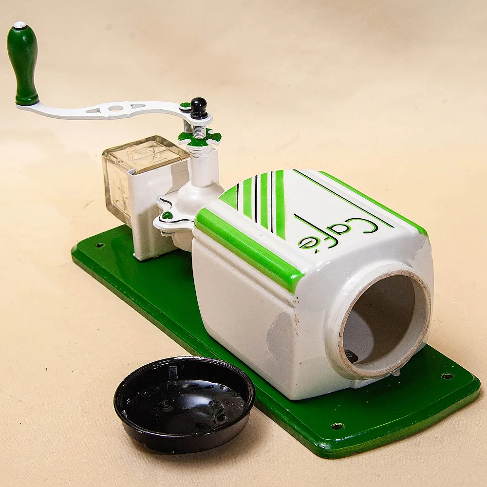 Старинная Настенная Ручная Механическая Кофемолка «PeDe» в стиле АРТ-Деко, Голландия.