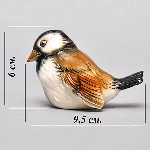 Коллекционная Фарфоровая статуэтка «Птица - Воробей», Goebel Германия -1972 год.