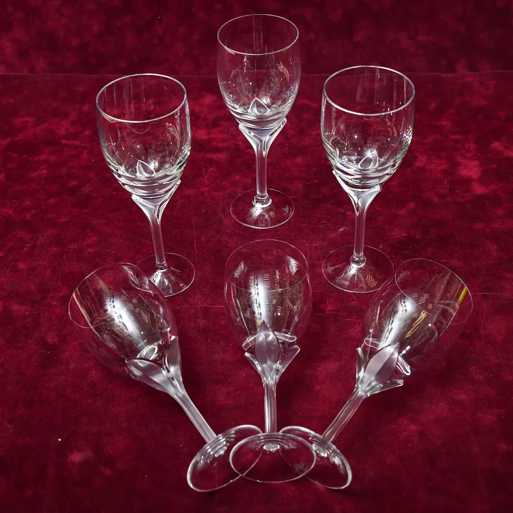 Редкость! Хрустальные Бокалы для Вина «IRIS», Rosenthal Studio Line, Германия -1969 год.