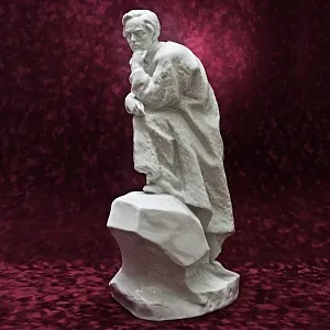 Редкость! Авторская Фарфоровая статуэтка «Лермонтов на скале», СССР ЛФЗ.