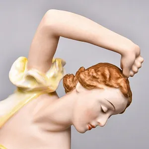 Коллекционная Фарфоровая статуэтка «Танцовщица Урсула Дайнерт», ROSENTHAL Германия, 40-е годы ХХ века. 