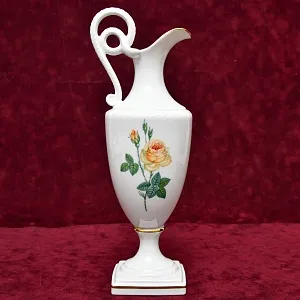 Коллекционный Фарфоровый Кувшин - Ваза «Садовые Розы», KAISER Porzellan Германия, 1960 - 1967 годы.