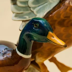 Большая Фарфоровая Статуэтка «Птицы - Взлетающие утки», Hutschenreuther,  Германия -1970 год.