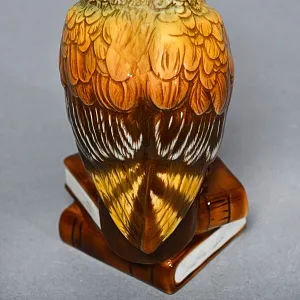 Коллекционная Фарфоровая статуэтка «МУДРАЯ СОВА», Карл Энс / Karl Ens Германия, начало ХХ века. 