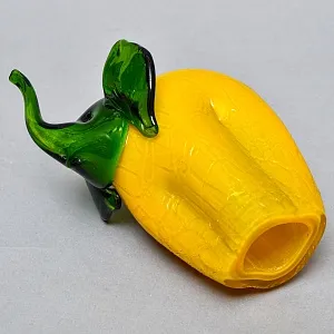 Авторская Коллекционная Стеклянная Статуэтка - Ваза «СЛОН», Цветное стекло, Россия. 