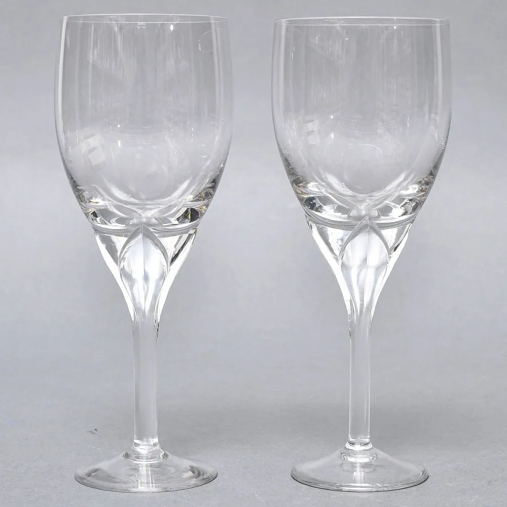 Редкость! Пара Хрустальных Бокалов для Вина «IRIS», Rosenthal Studio Line, Германия -1969 год.