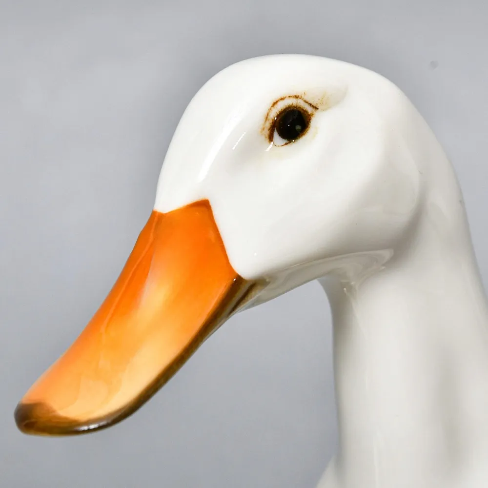 Большая Коллекционная Фарфоровая статуэтка «Три белые утки», Hutschenreuther Германия.