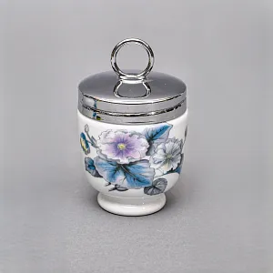 Фарфоровый Кодлер на 1 яйцо «Яблоневый цвет» для приготовления яиц,  ROYAL WORCHESTER, Англия.