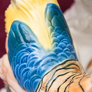 Фарфоровая статуэтка «Пара Птиц - Золотой Фазан», Карл Энс / Karl Ens,  Германия, 50-е гг.