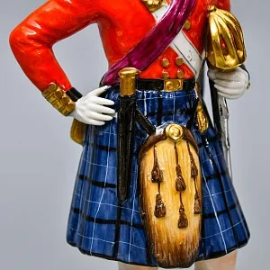 Редкая!!! Фарфоровая Cтатуэтка «Солдаты Британской Армии. 92-й пехотный полк», RUDOLF KAMMER Германия. 