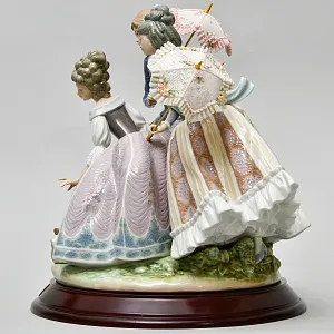 Редкость! Большая Фарфоровая статуэтка «ТРИ СЕСТРЫ», Lladro Испания, 1986 год.