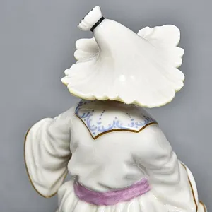Редкая Фарфоровая статуэтка «Китайский продавец фруктов», Nymphenburg Германия, 50-е гг.