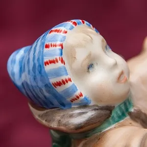 Коллекционная Фарфоровая статуэтка «Близнецы», ДФЗ Дулево Россия, конец ХХ века. 