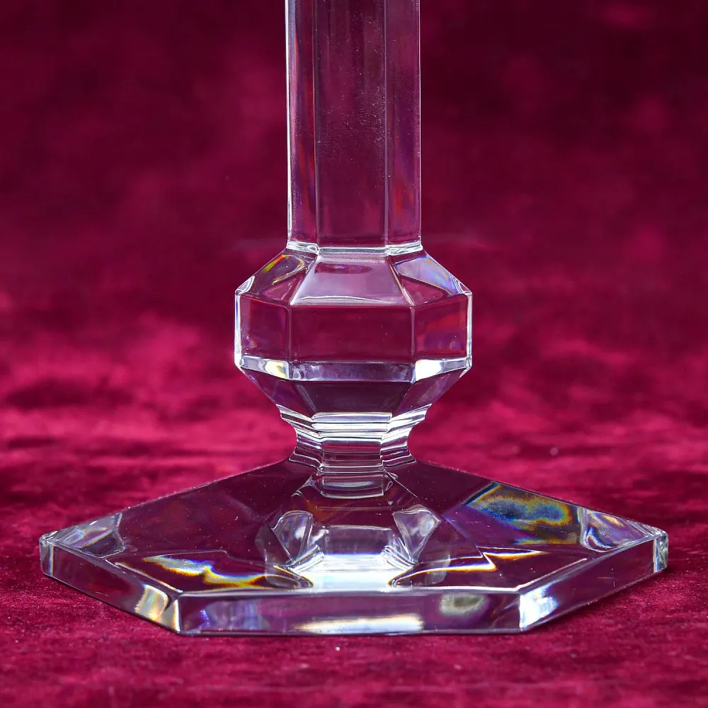 Два Хрустальных Подсвечника VAL SAINT LAMBERT Бельгия, 60 -е годы ХХ века.