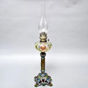 Антикарная Керосиновая Лампа с Механизмом Hersteller Berlin, Германия 1920 -1925 год.