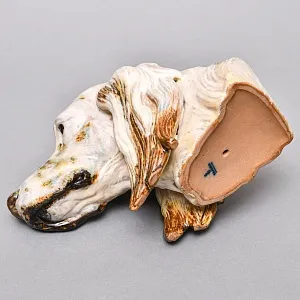 Коллекционная Фарфоровая статуэтка - Бюст «Голова собаки. Сеттер» серия Грес, Lladro Испания.