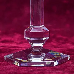 Два Хрустальных Подсвечника VAL SAINT LAMBERT Бельгия, 60 -е годы ХХ века.