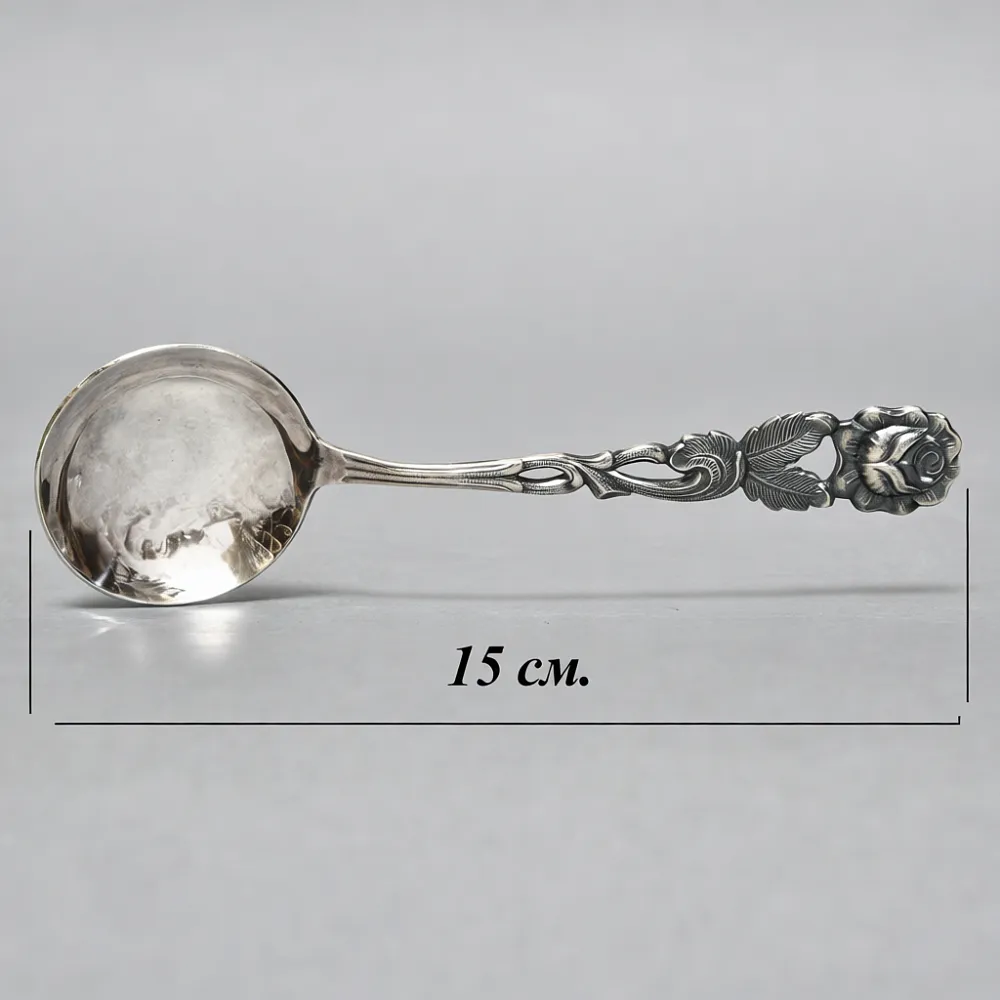 «Хильдесхаймская роза» - Десертный Сервировочный Набор, Silverplate, Германия 60-е годы.