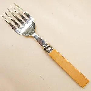 Антикварный Набор для подачи готовых блюд Нож + Вилка, Франция начало ХХ века.