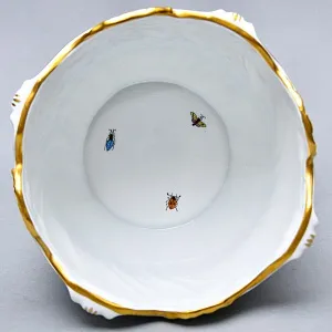 Фарфоровая Ваза - Бутылочная передача - Кашпо «ROTHSHILD BIRDS», HEREND Венгрия.