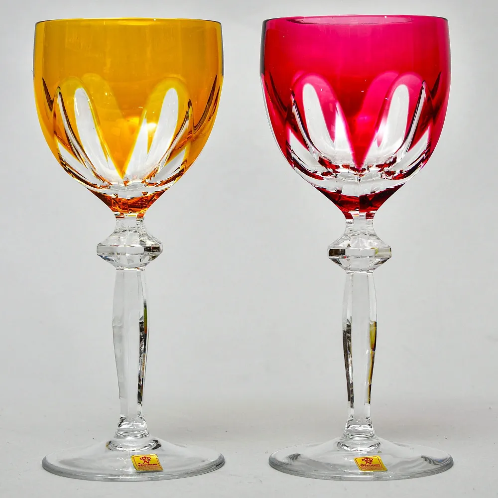 Набор «Тет-а-Тет» Пара Хрустальных Бокалов серия «BERTTA», NACHTMANN Германия, 70 -е годы.