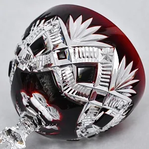 Бокалы для Вина из Цветного Хрусталя JOSEPHINENHUTTE Германия, 60 -е гг.