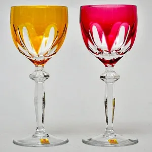 Набор «Тет-а-Тет» Пара Хрустальных Бокалов серия «BERTTA», NACHTMANN Германия, 70 -е годы.