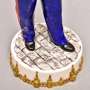 Коллекционная Авторская Статуэтка «Генералиссимус СССР - Сталин И.В.», фарфор, Россия. 