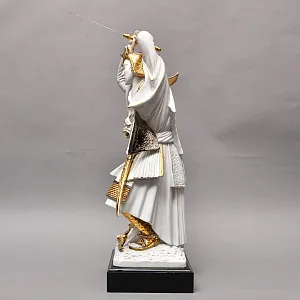 Большая Авторская Фарфоровая статуэтка «Самурай - Путь Воина», Ahura Италия, 80-е годы ХХ века.