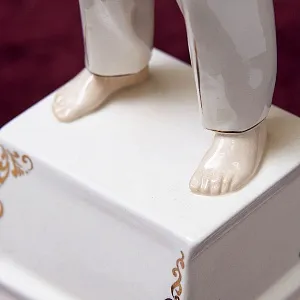 «Борец Дзюдо» - Авторская Коллекционная Фарфоровая Статуэтка, Россия.