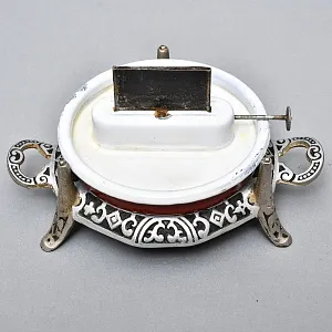 Редкость! Старинная Керосиновая Горелка - Плитка - Керогаз с Чайником, GEORG HALLER Германия -30 гг.