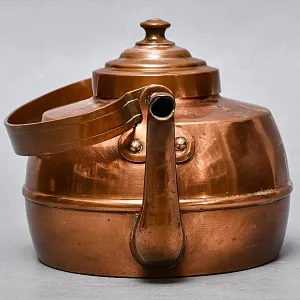 Винтажный Медный Чайник на 2.3 литра, Франция, середина ХХ века. 