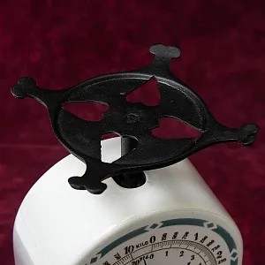 Антикварные Кухонные Весы в Фарфоровом корпусе KRUPS IDEAL, Германия - 1915 год.