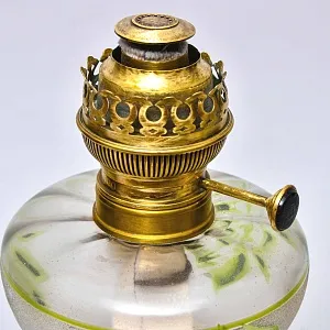 Старинная Керосиновая Лампа Hugo Schneider, Leipzig, Германия -1924 год.