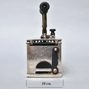 Старинный Никелированный Угольный Чугунный Утюг Германия начало ХХ века.