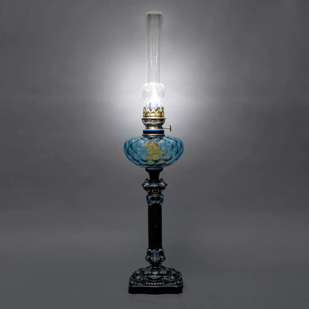 Старинная Керосиновая Лампа с Механизмом Hersteller Berlin, Германия 1920 -1925 год.