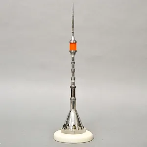 Редкость! Настольный Сувенир - Ночник «Останкинская телебашня» Н= 40см. СССР - 1980 год. 