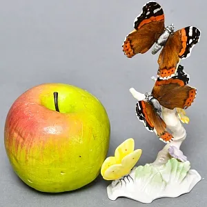 Коллекционная Фарфоровая статуэтка «Бабочки», Hutschenreuther Германия, первая половина ХХ века. 