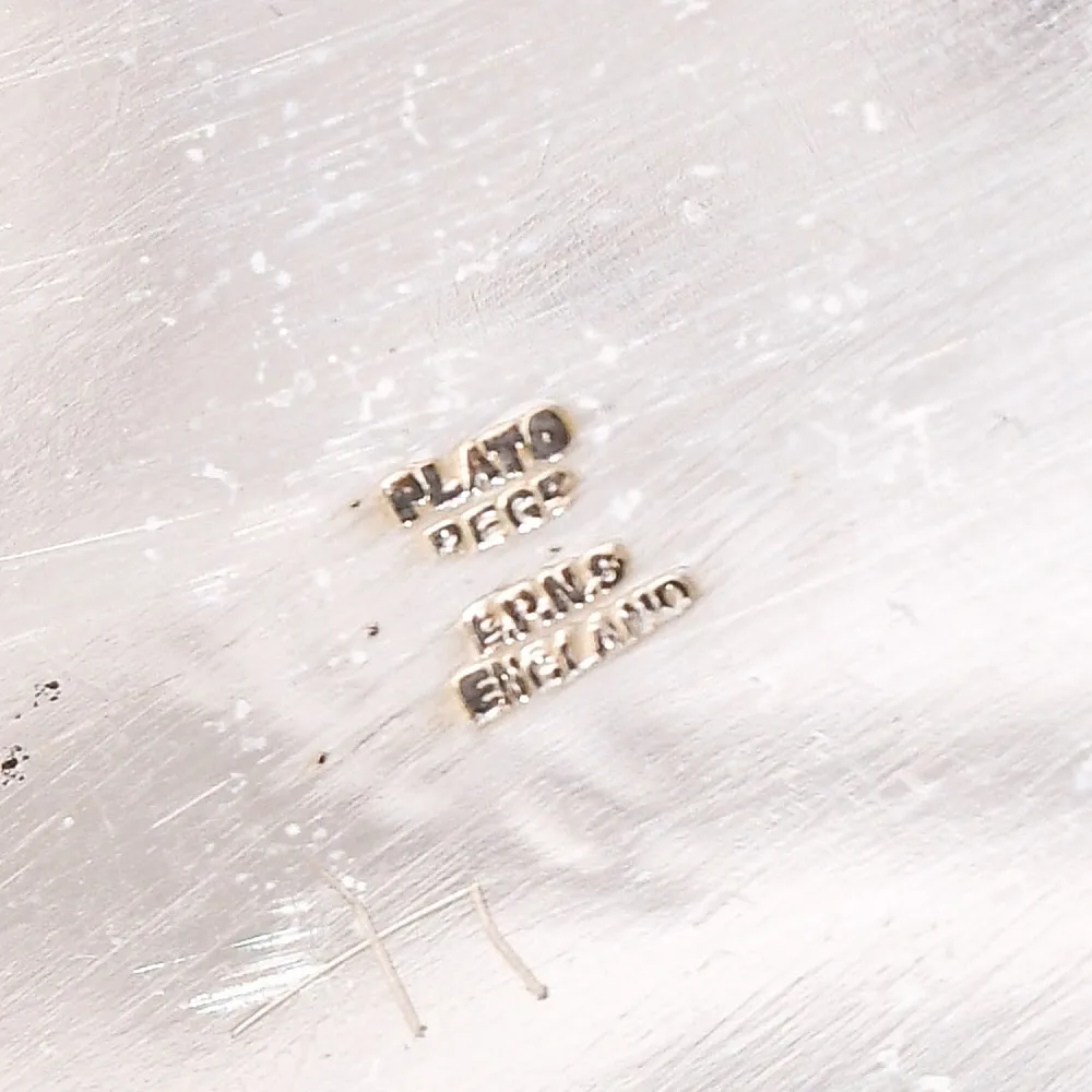 Винтажный Набор из 3х предметов - Сахарница и молочник на подносе, Англия - середина ХХ века.