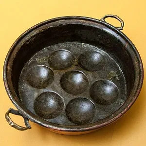 Старинная Медная Форма для выпечки без ручки, D-28 см. Франция, начало ХХ века!