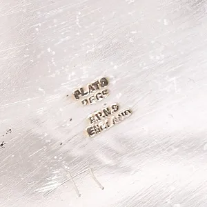 Винтажный Набор из 3х предметов - Сахарница и молочник на подносе, Англия - середина ХХ века.